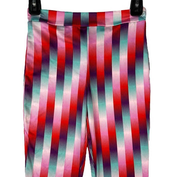 Flo Active Dance Leggings Tights Teen Girls Size L Pink Red Blue Purple - Picture 3 of 15